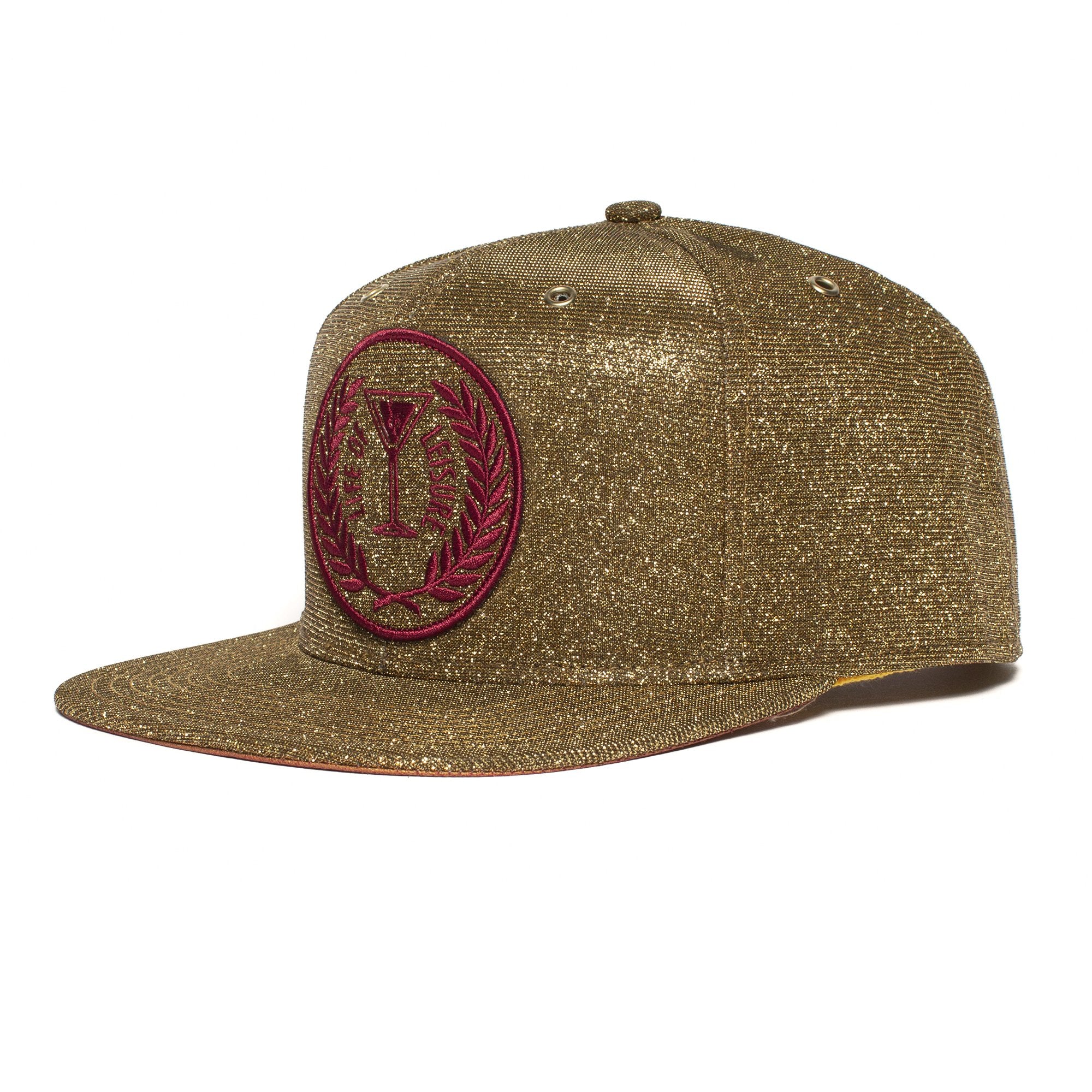 Goorin Bros. gold mind pu baseball cap Gold left side view