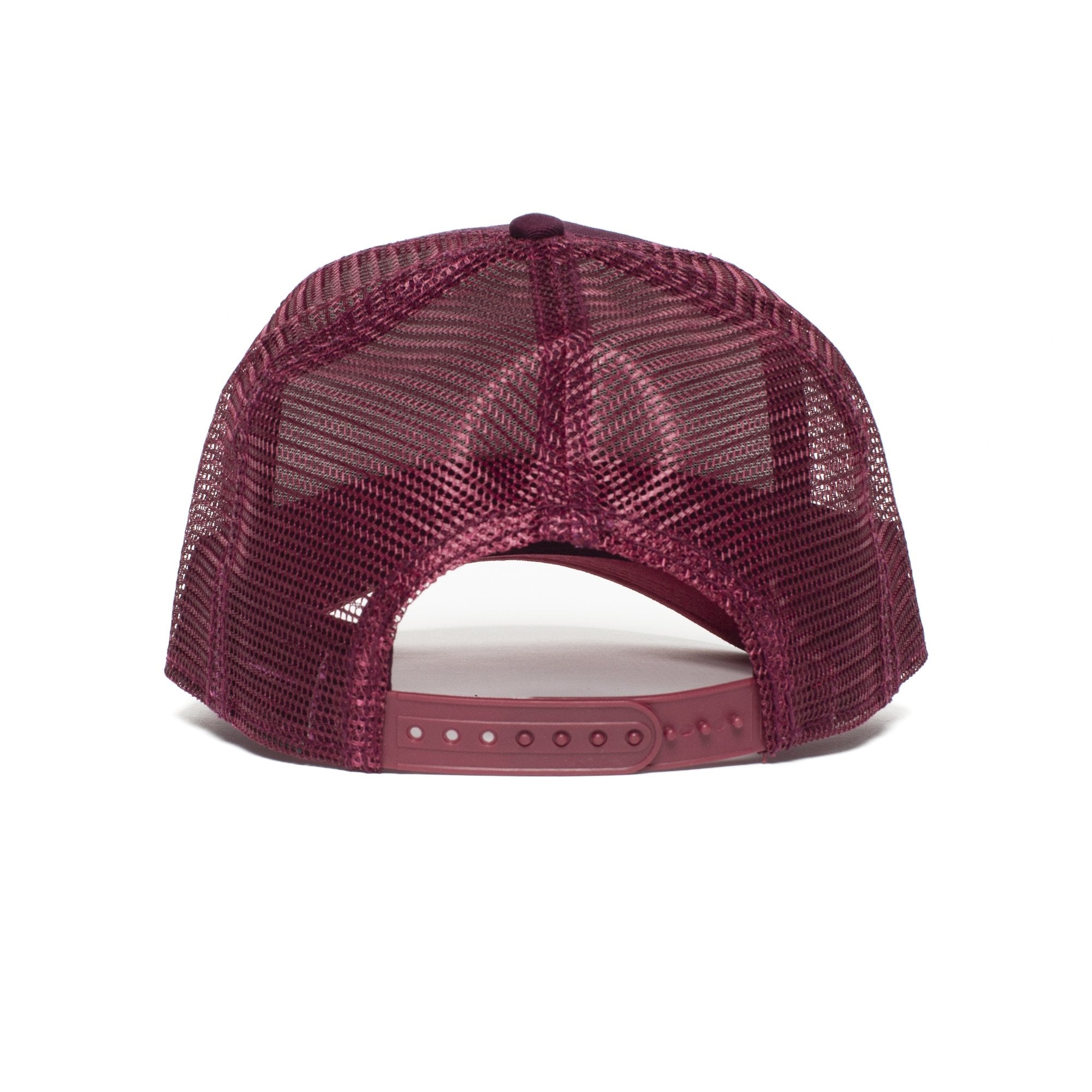 Goorin Bros. funky monkey cotton 5 panel baseball cap Maroon back view