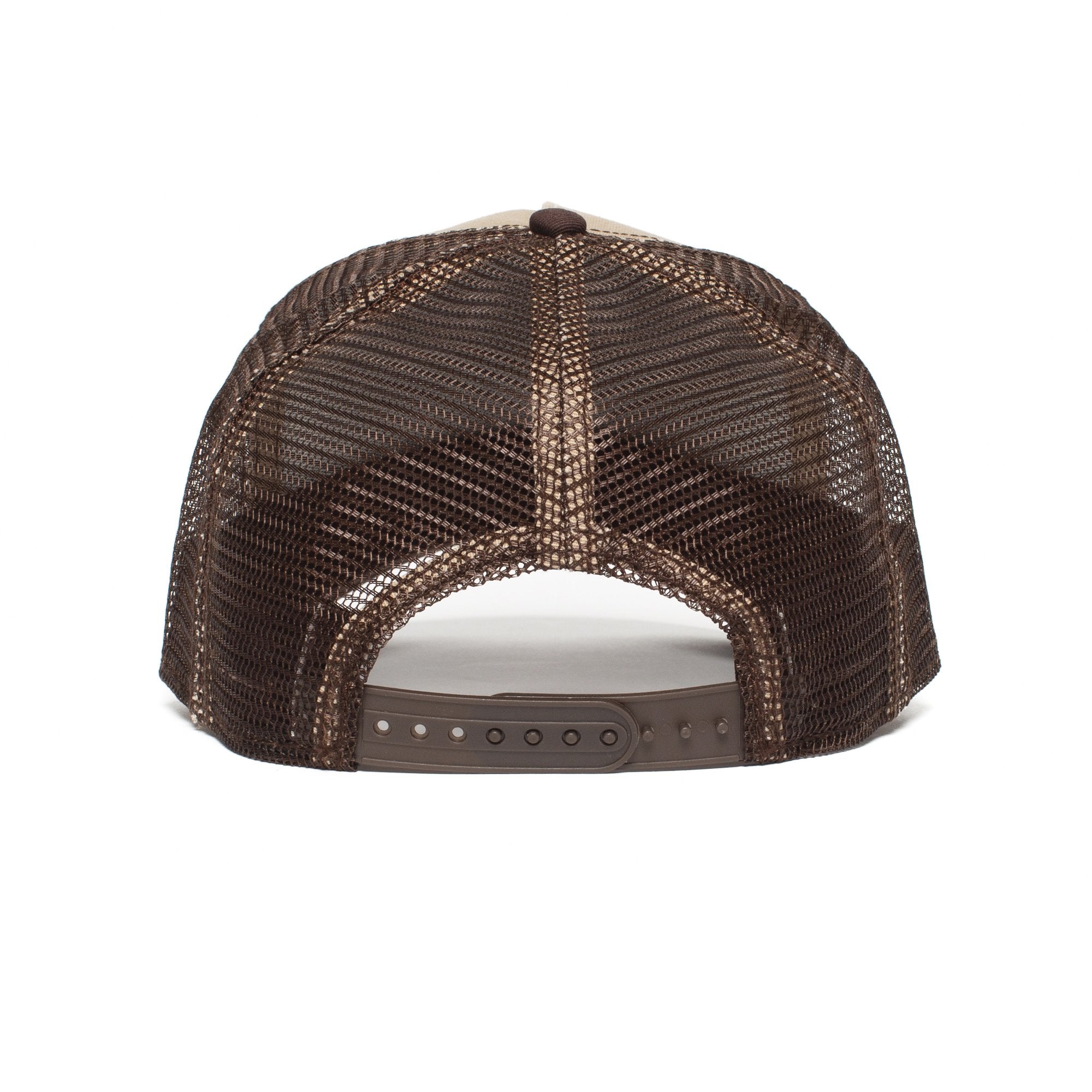 Goorin Bros. the humper cotton 5 panel baseball cap Brown back view