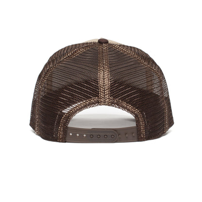 Goorin Bros. the humper cotton 5 panel baseball cap Brown back view