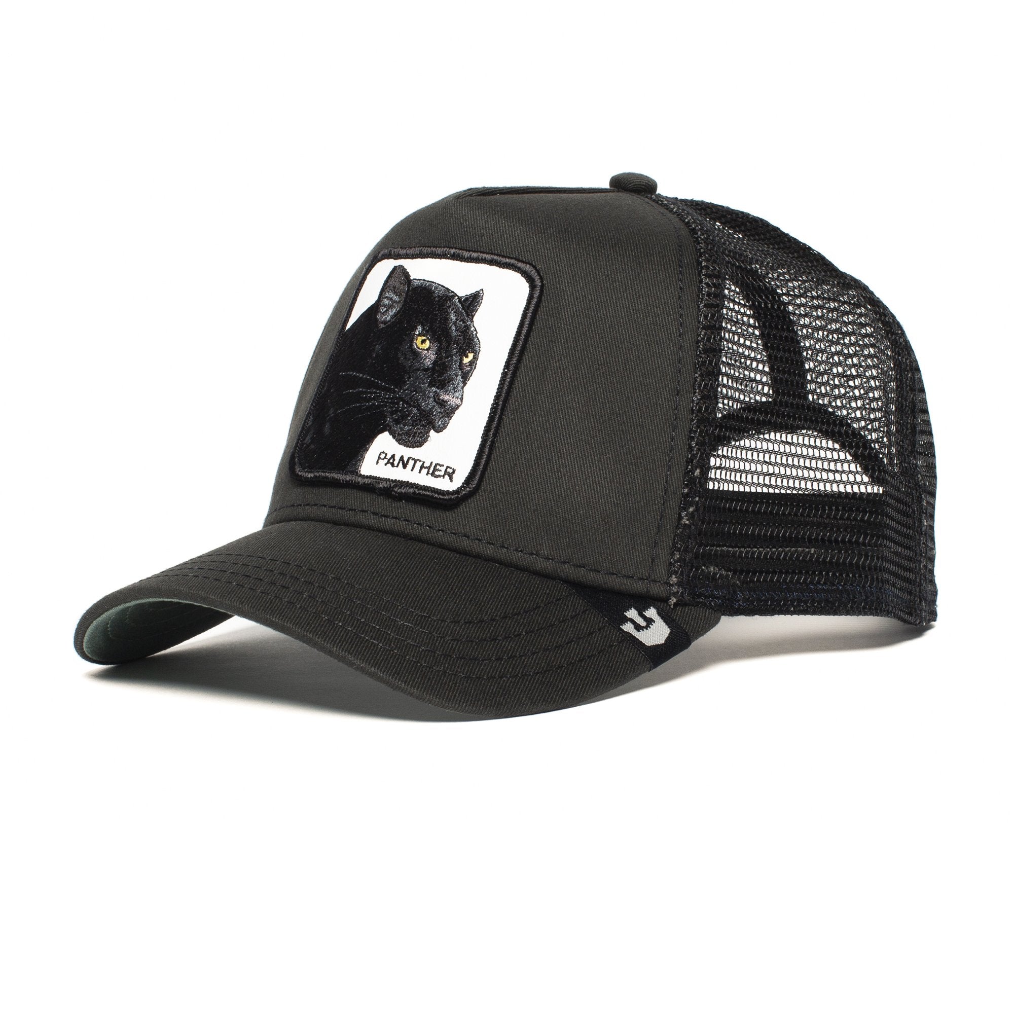 Goorin Bros. panther cotton 5 panel baseball cap Black left side view