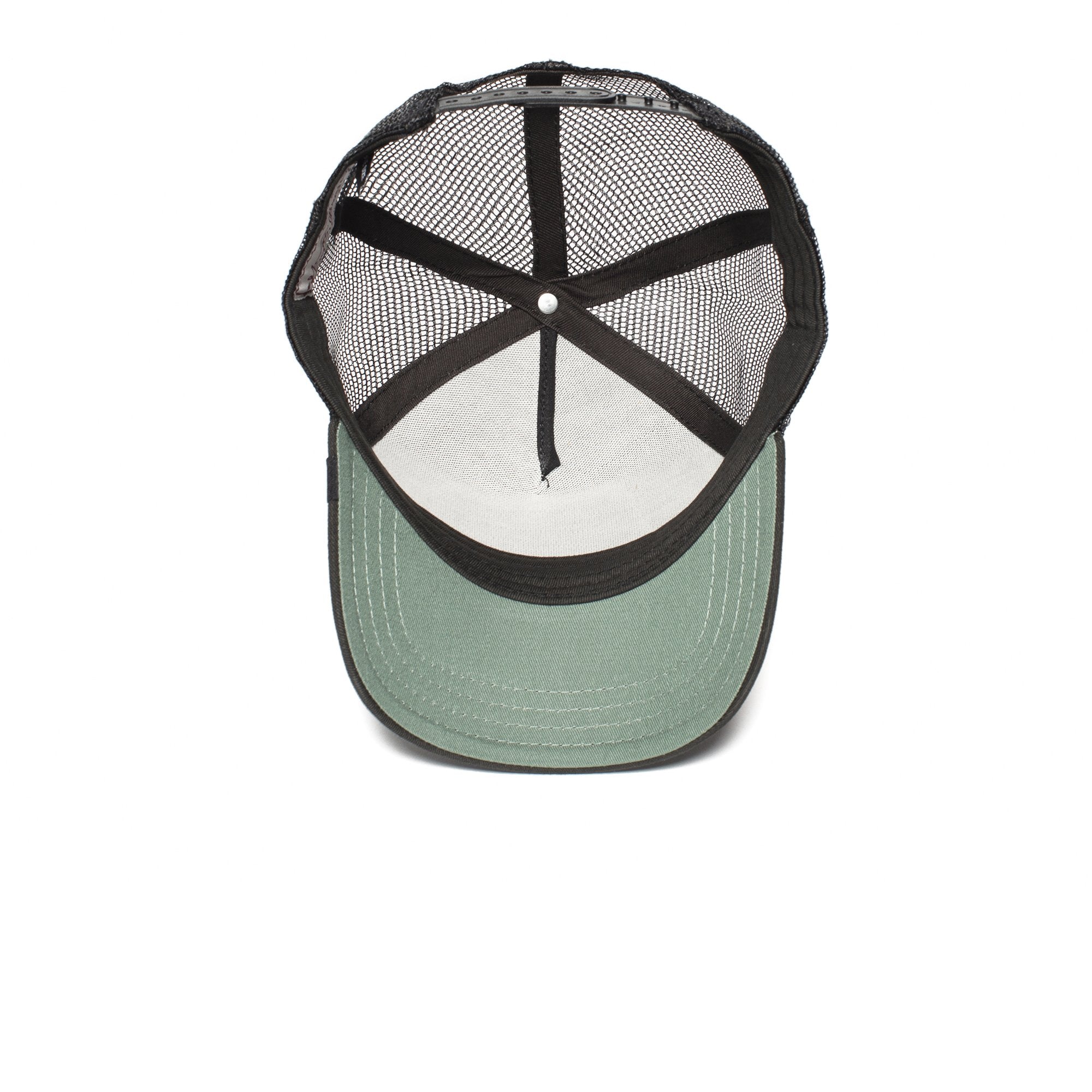 Goorin Bros. panther cotton 5 panel baseball cap Black under view