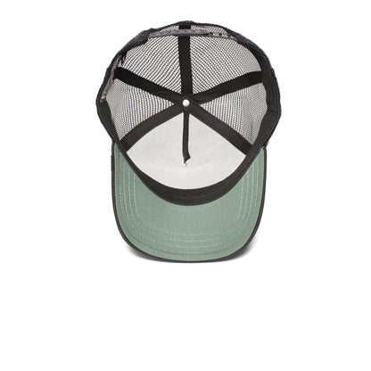 Goorin Bros. panther cotton 5 panel baseball cap Black under view