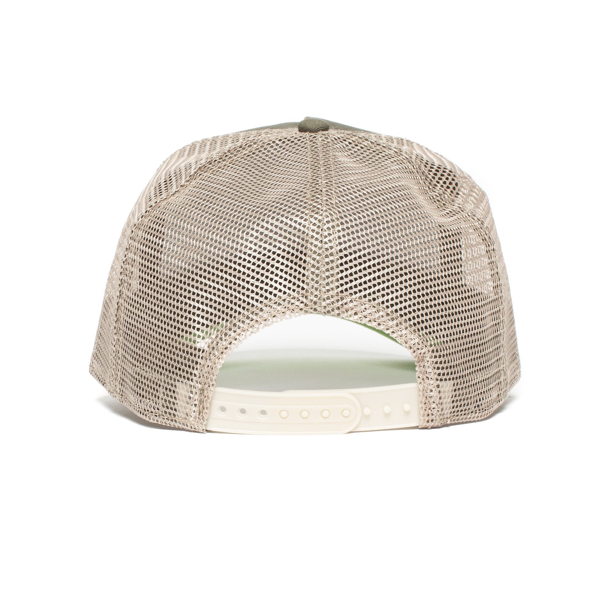 Goorin Bros. sting like a queen cotton 5 panel baseball cap Olive back view