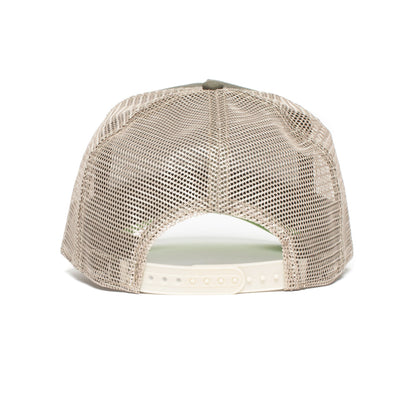 Goorin Bros. sting like a queen cotton 5 panel baseball cap Olive back view