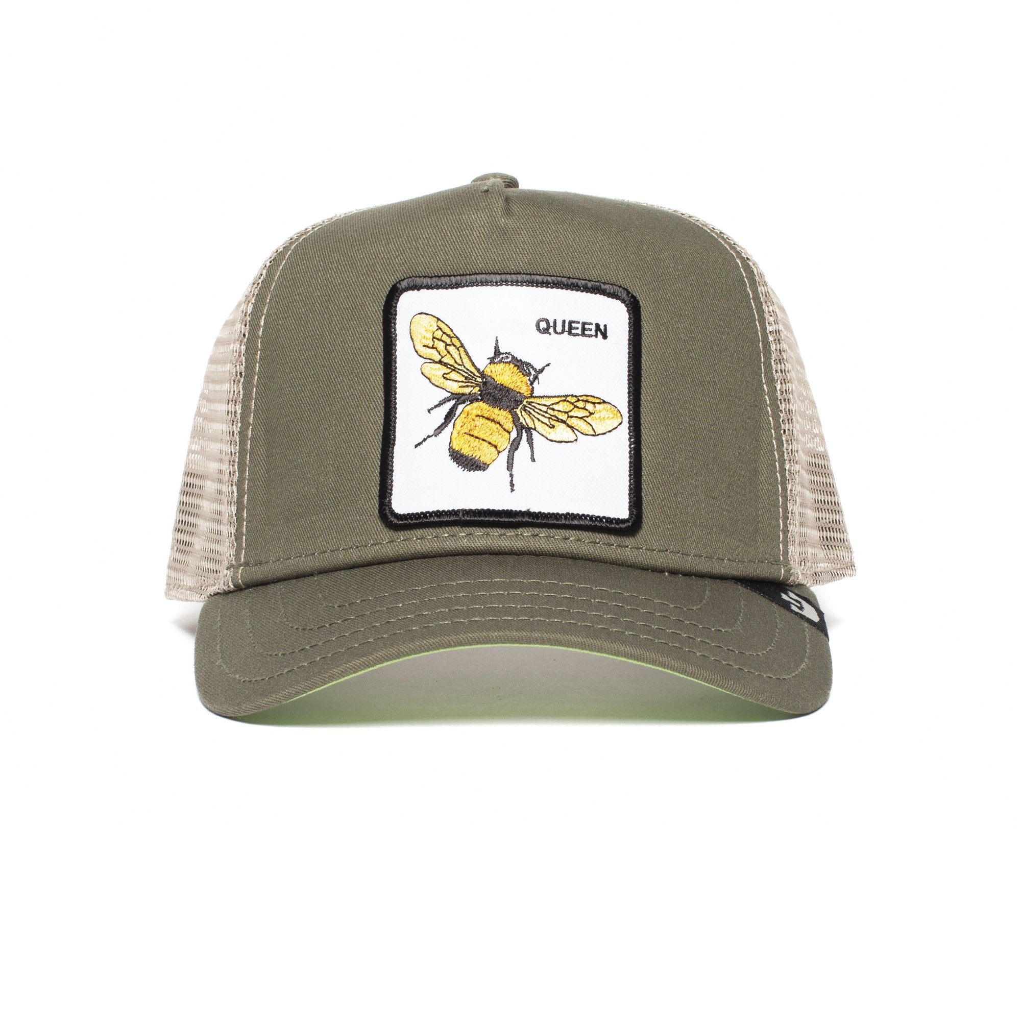 Goorin Bros. sting like a queen cotton 5 panel baseball cap Olive front view