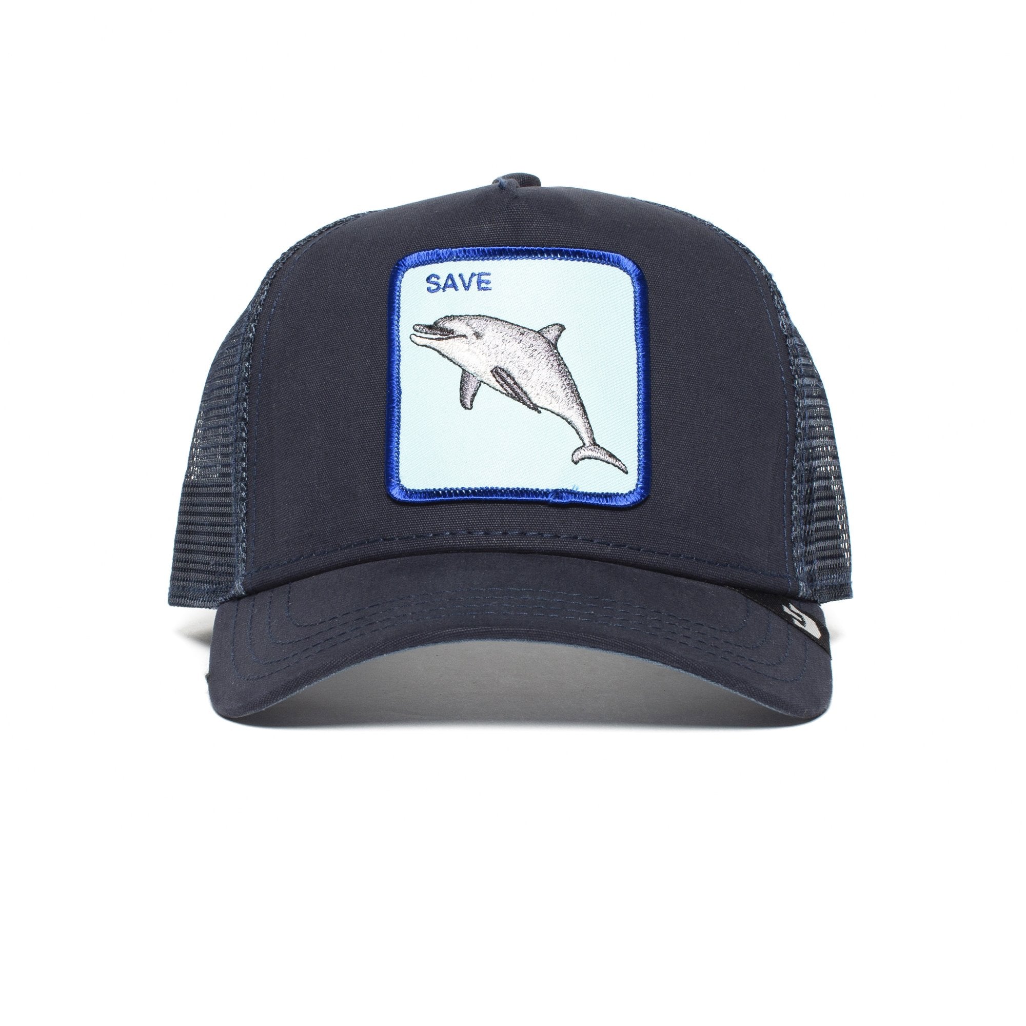 Goorin Bros. echo cotton 5 panel baseball cap Navy front view