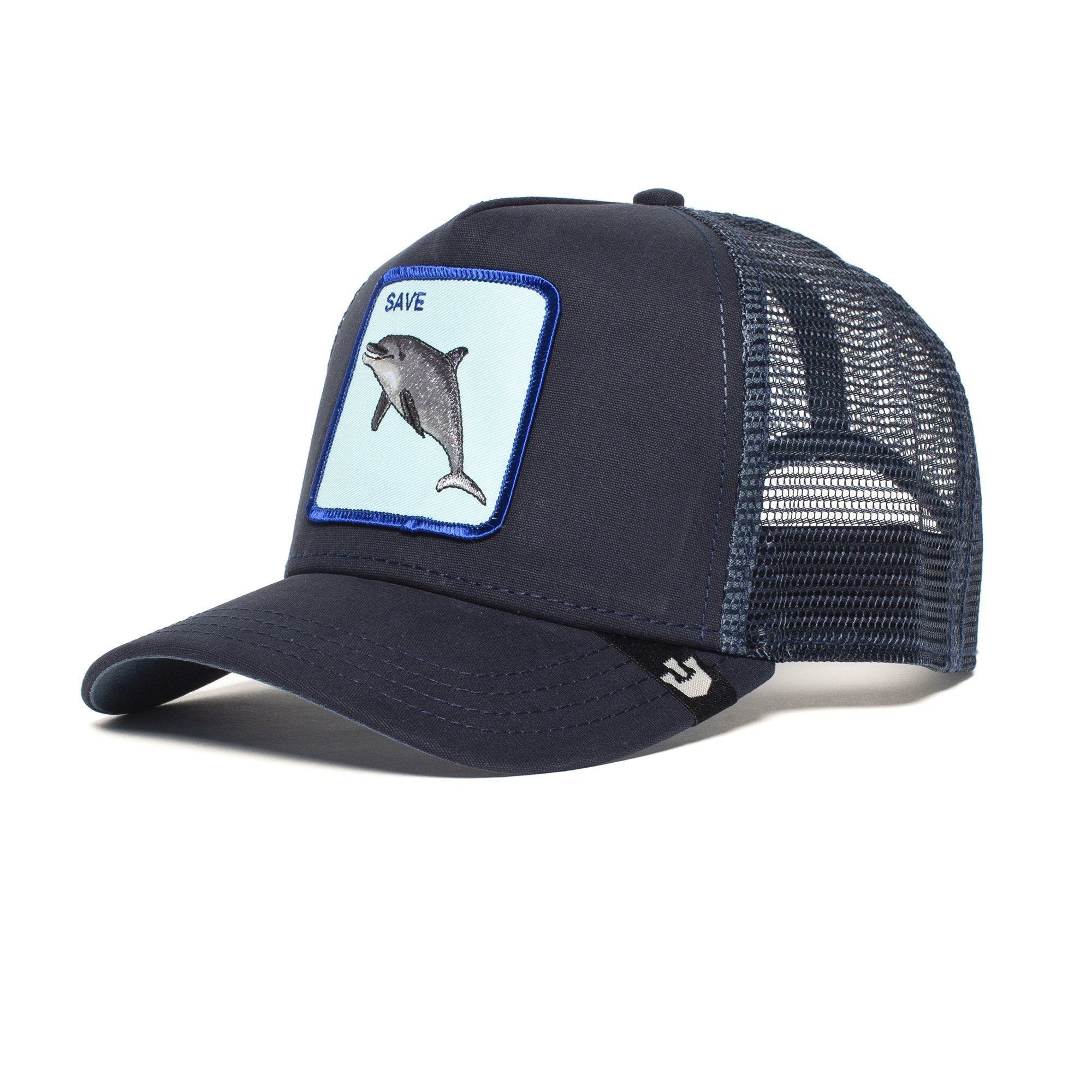 Goorin Bros. echo cotton 5 panel baseball cap Navy left side view