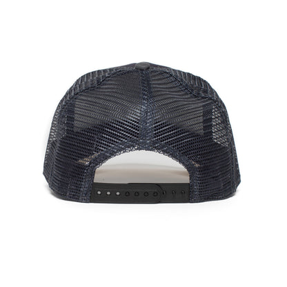 Goorin Bros. snow bird cotton 5 panel baseball cap Grey back view