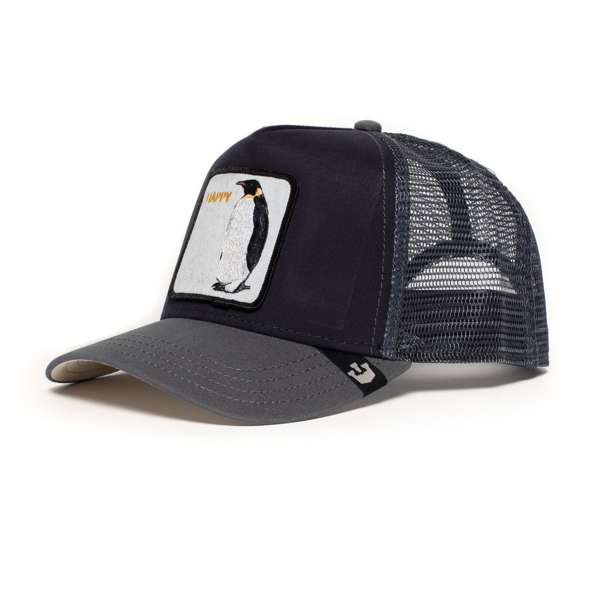 Goorin Bros. snow bird cotton 5 panel baseball cap Grey left side view