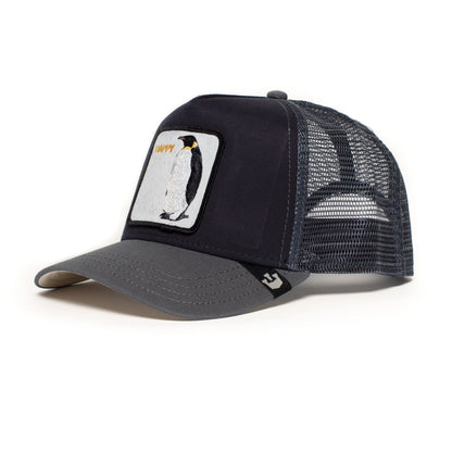 Goorin Bros. snow bird cotton 5 panel baseball cap Grey left side view