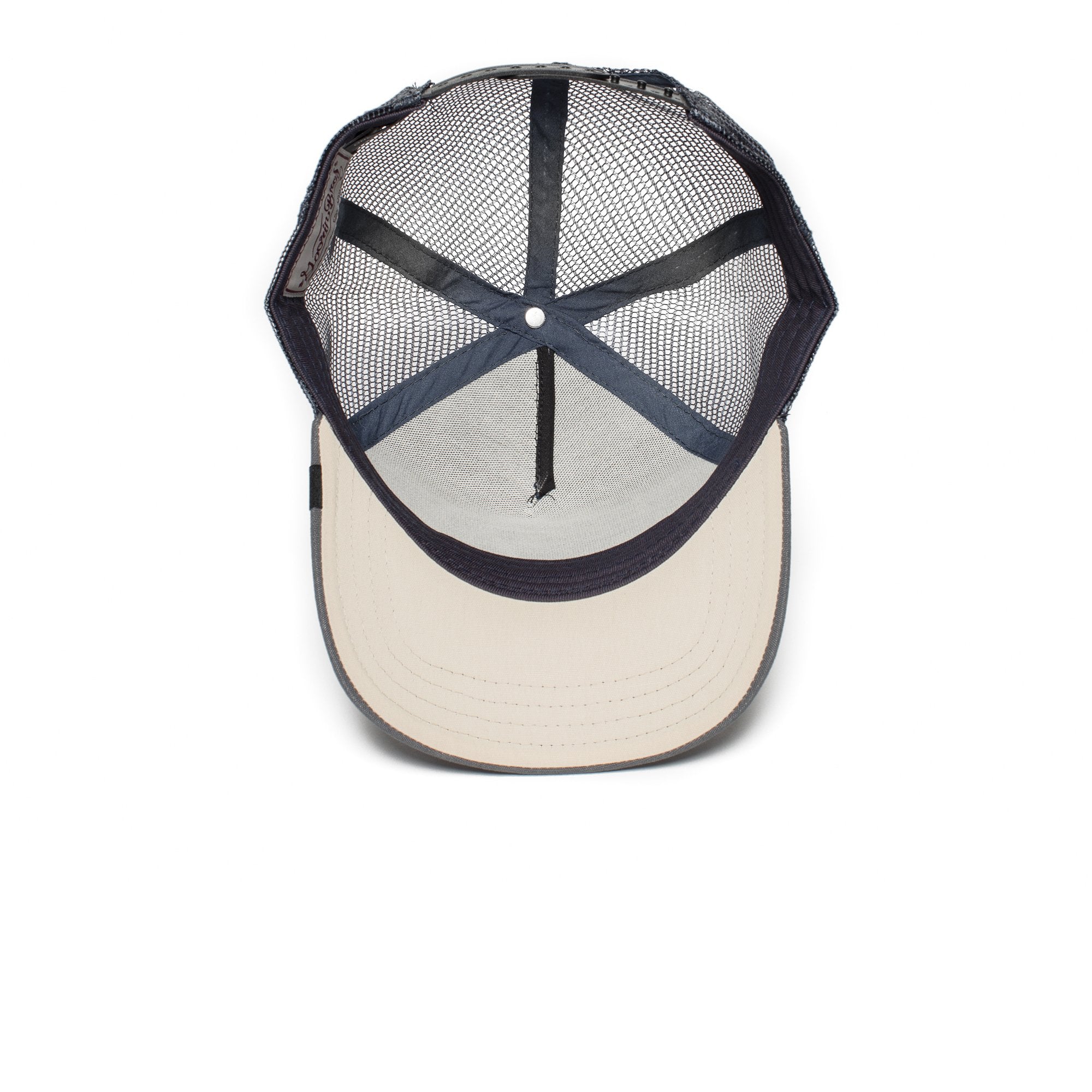 Goorin Bros. snow bird cotton 5 panel baseball cap Grey under view