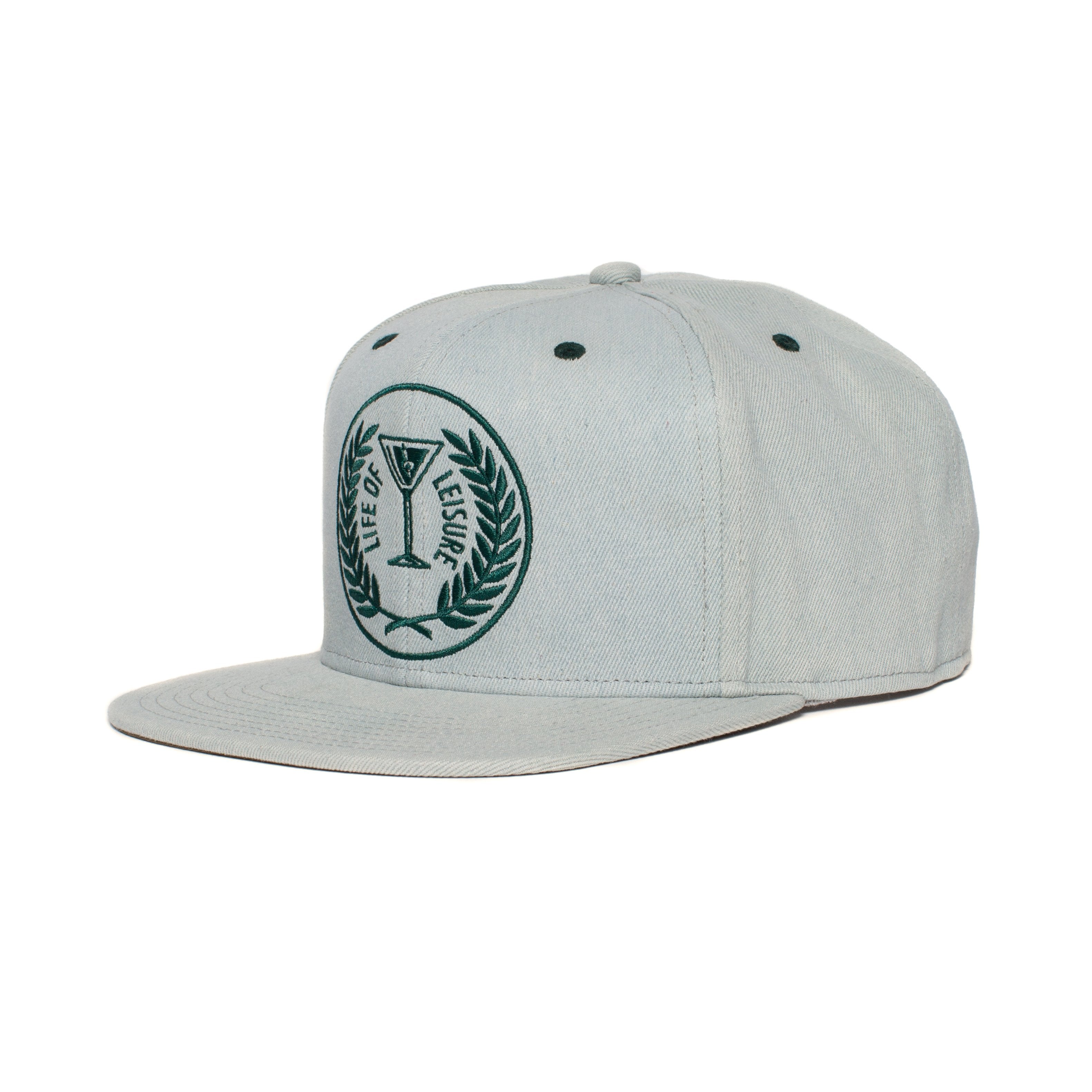 Goorin Bros. beach party cotton 6 panel baseball cap Blue left side view
