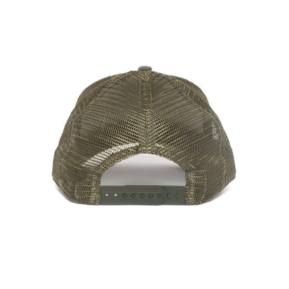 Goorin Bros. donkey ass cotton trucker baseball cap Olive back view