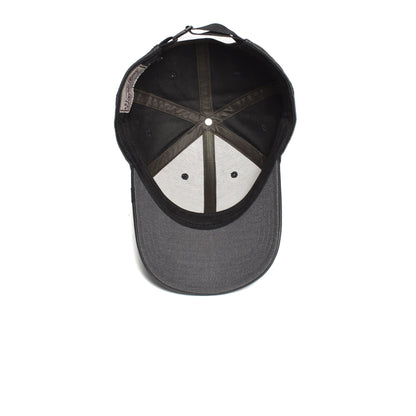 Goorin Bros. quinn cotton 6 panel baseball cap Black under view