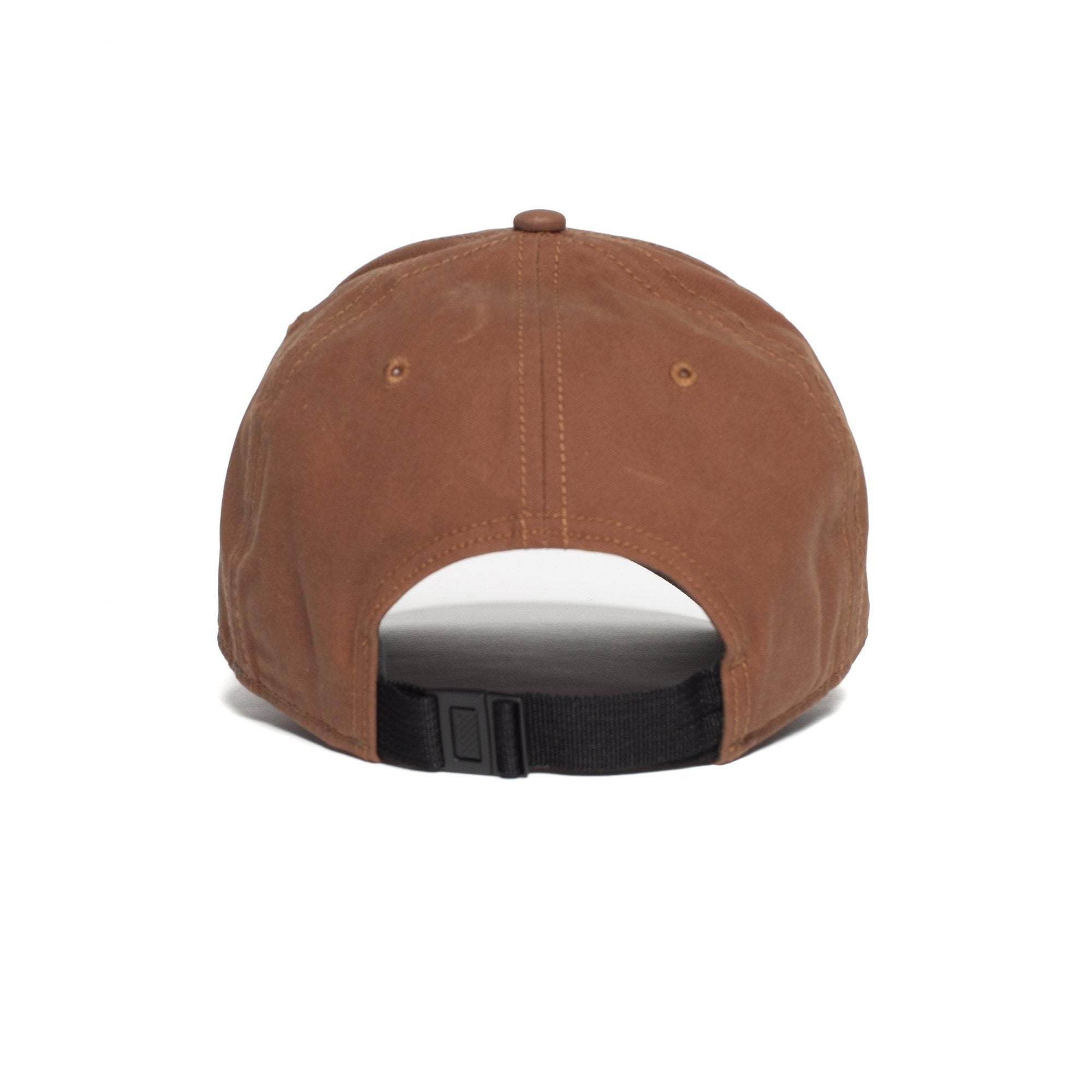 Goorin Bros. quinn cotton 6 panel baseball cap Brown back view