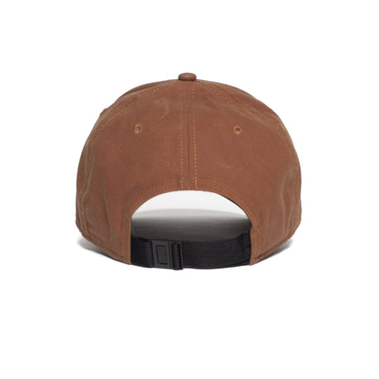 Goorin Bros. quinn cotton 6 panel baseball cap Brown back view