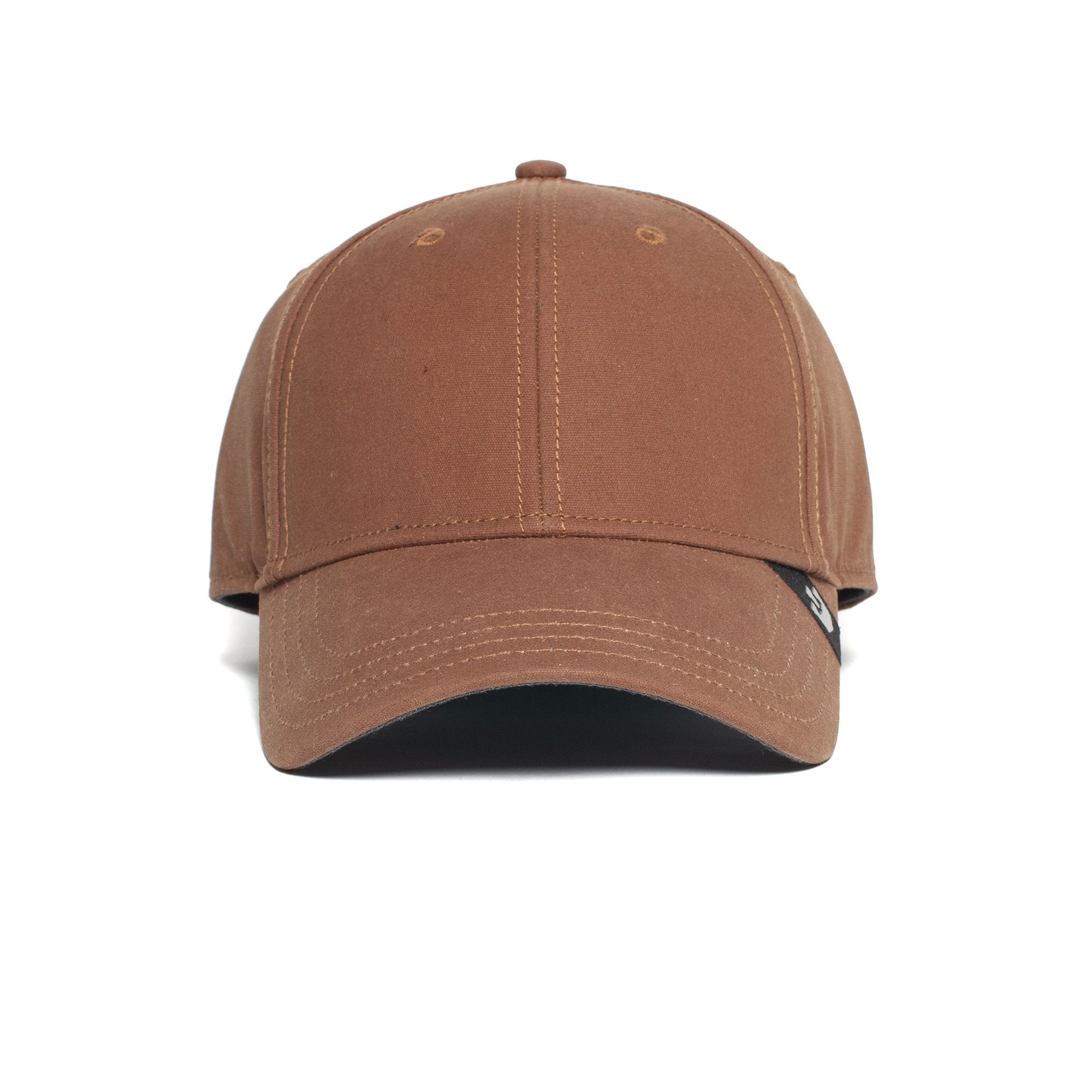 Goorin Bros. quinn cotton 6 panel baseball cap Brown front view