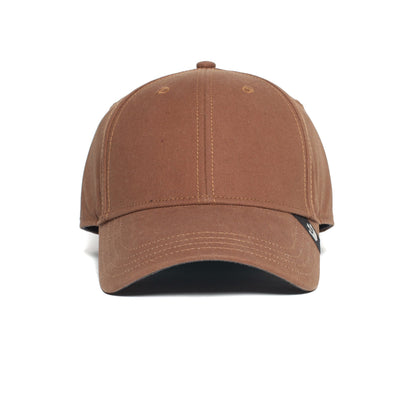Goorin Bros. quinn cotton 6 panel baseball cap Brown front view