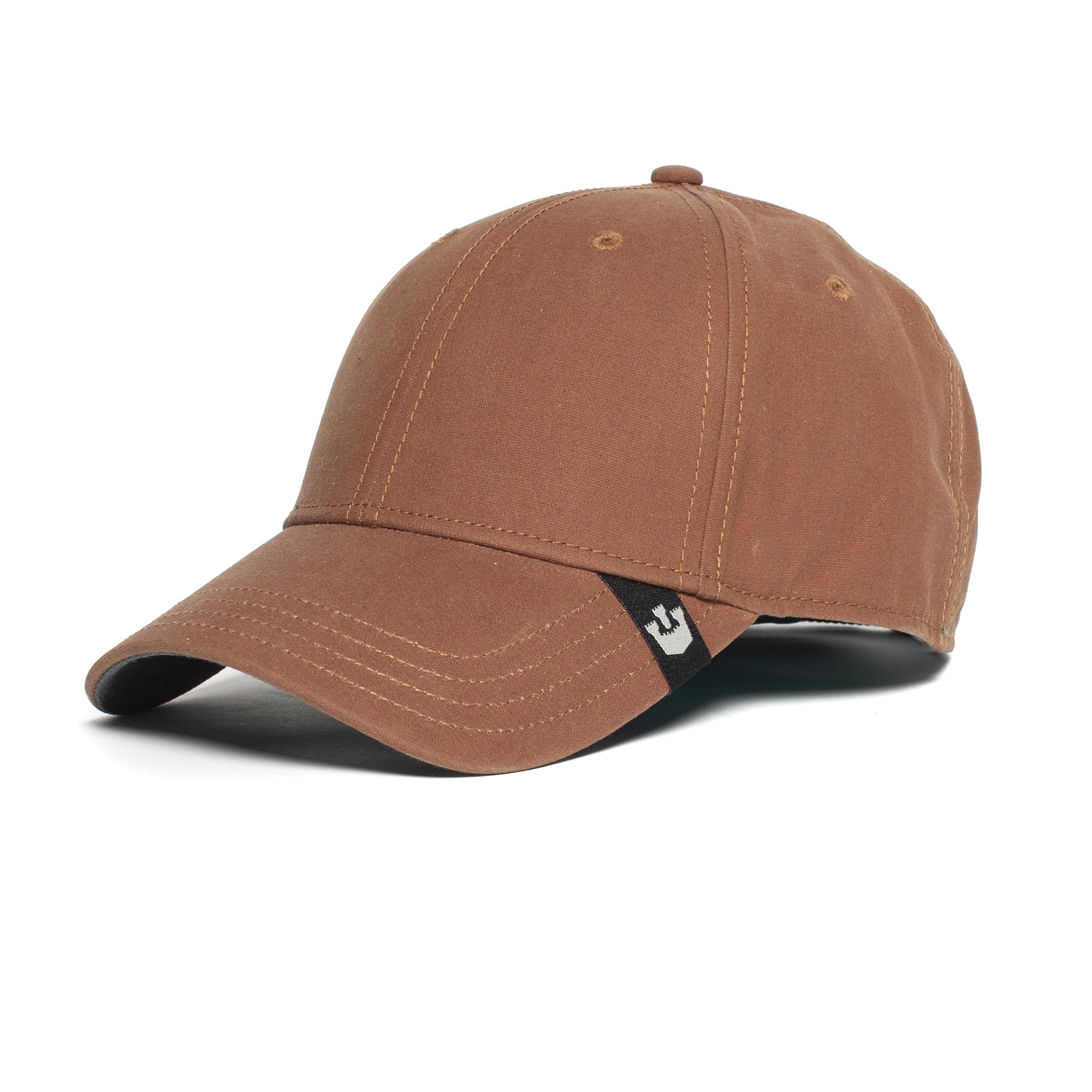 Goorin Bros. quinn cotton 6 panel baseball cap Brown left side view