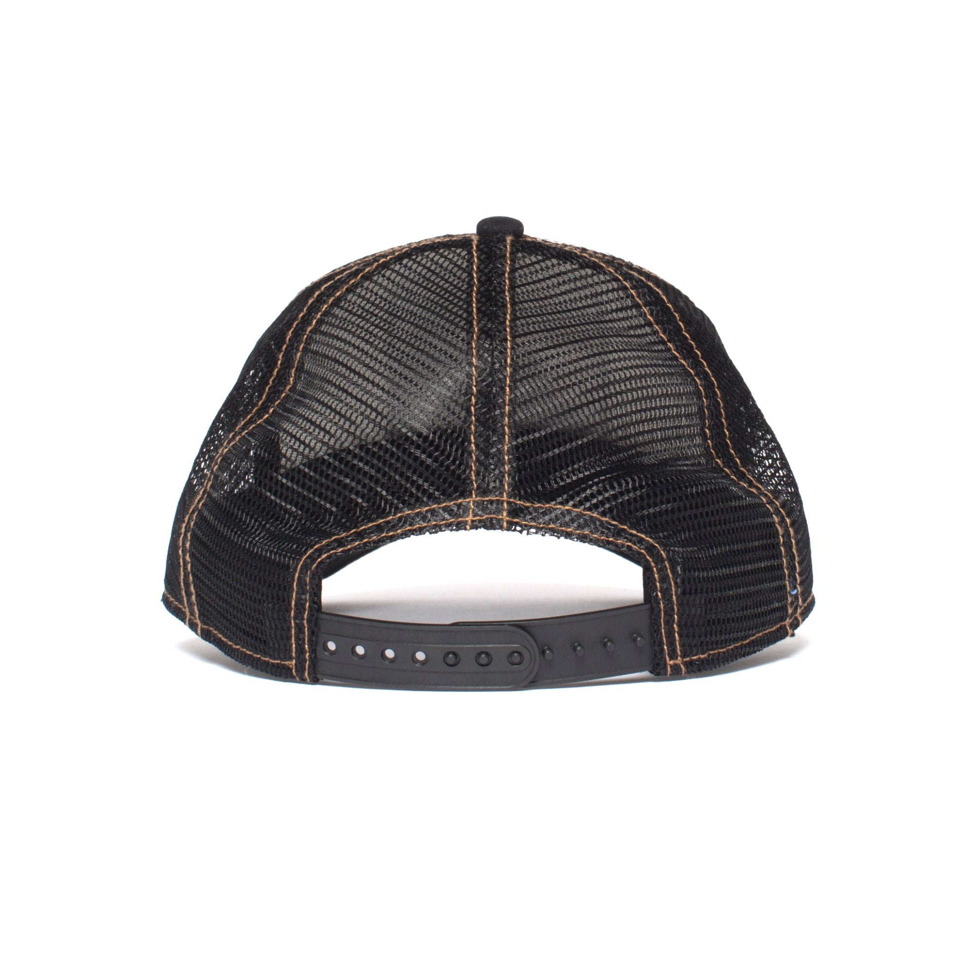 Goorin Bros. king trucker baseball cap Black back view