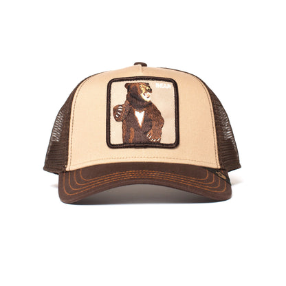 Goorin Bros. lone star trucker baseball cap Brown front view