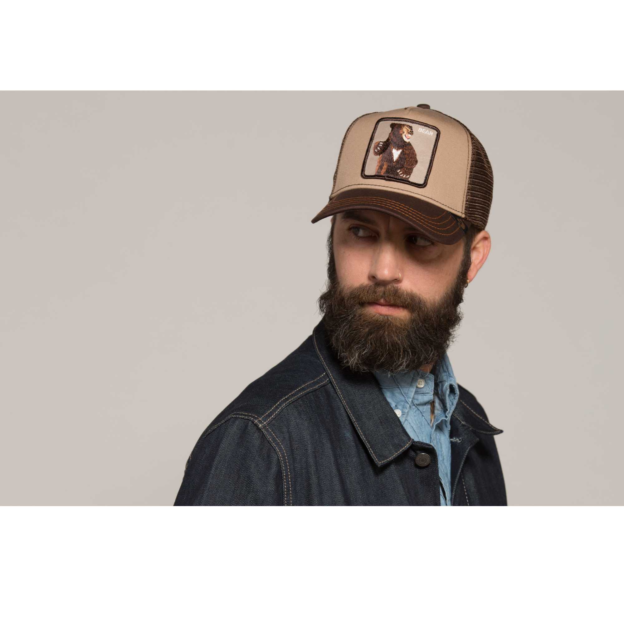 Goorin Bros. lone star trucker baseball cap Brown  mens styling