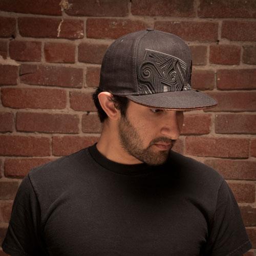 Goorin Bros. okane ga subete linen flat brim baseball cap Black  mens styling