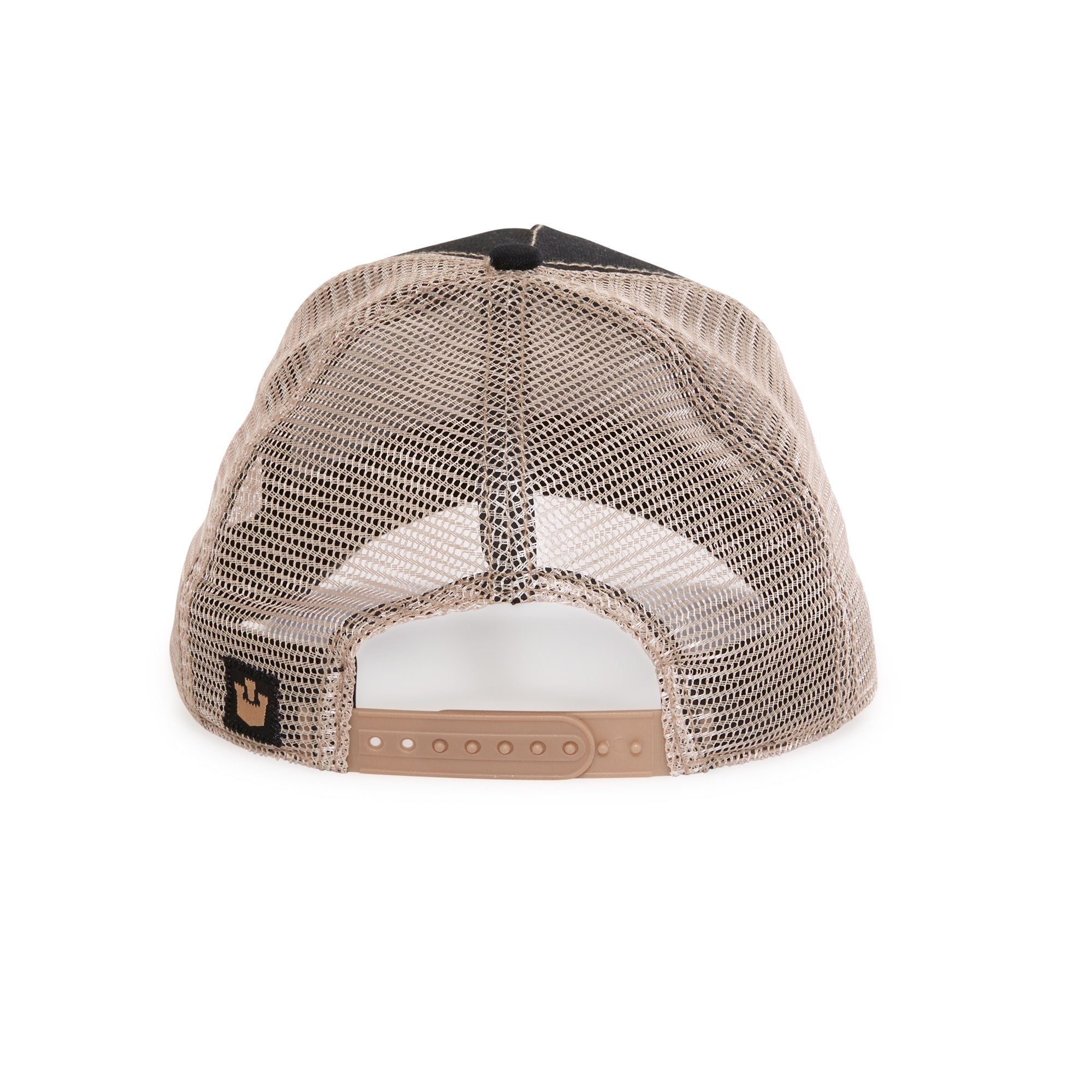 Goorin Bros. rooster cotton trucker baseball cap Black back view