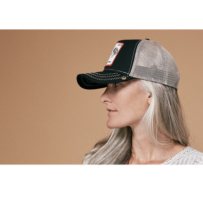 Goorin Bros. rooster cotton trucker baseball cap Black  womens styling
