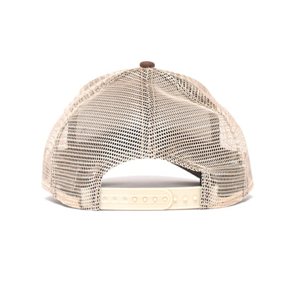 Goorin Bros. beaver cotton trucker baseball cap Brown back view