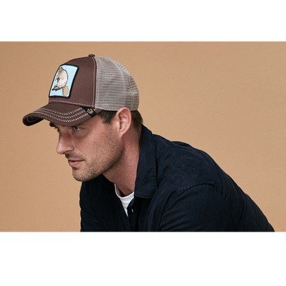 Goorin Bros. beaver cotton trucker baseball cap Brown  mens styling