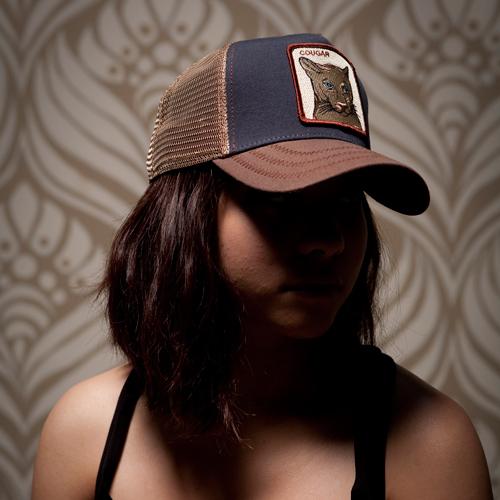 Goorin Bros. cougar trucker baseball cap Navy womens styling