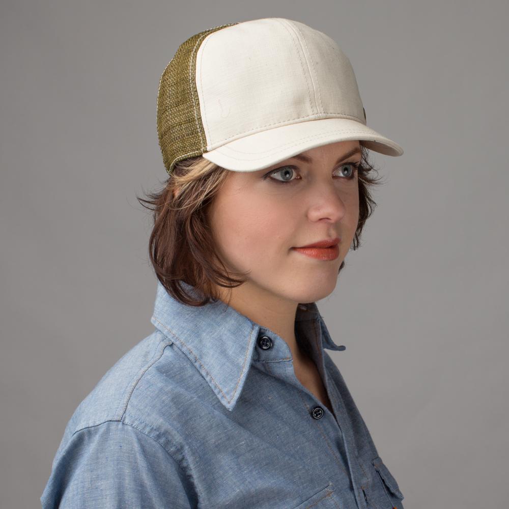 Goorin Bros. stitch straw vintage baseball cap Tan  womens styling