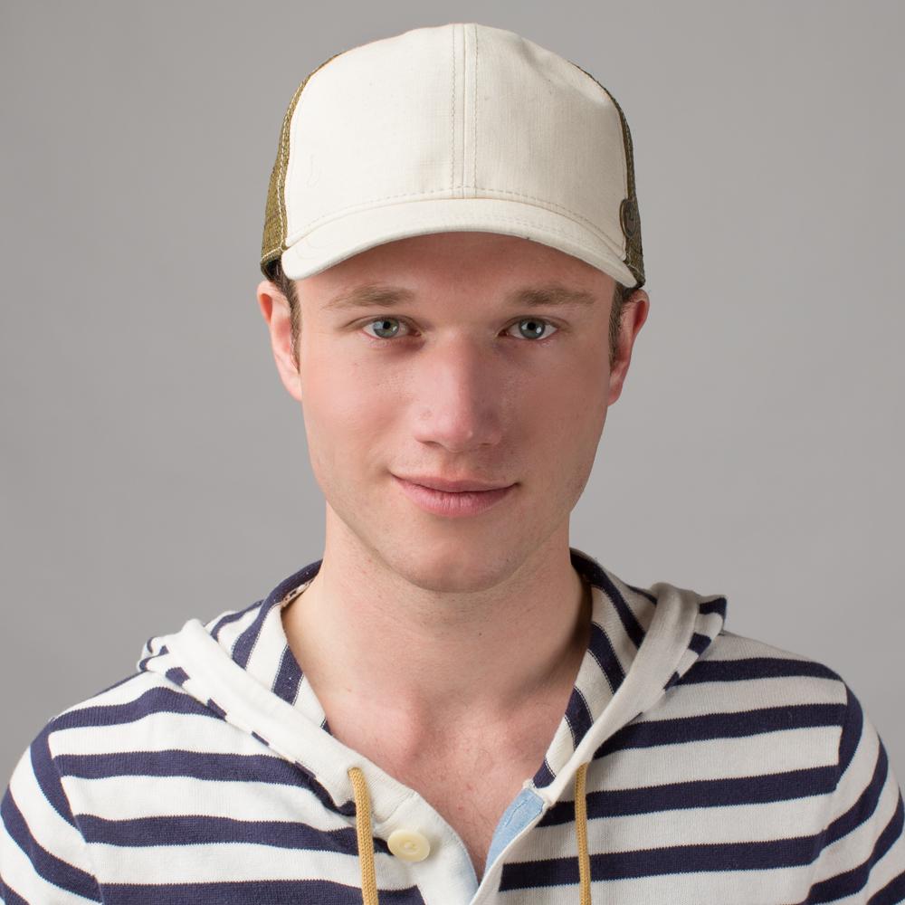 Goorin Bros. stitch straw vintage baseball cap Tan  mens styling