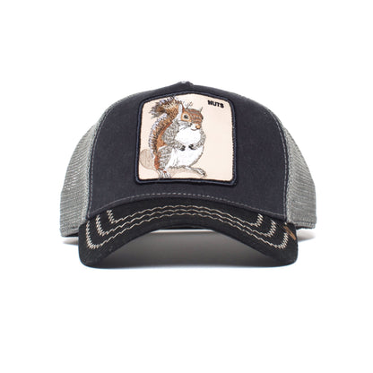 Goorin Bros. squirrel master trucker baseball cap Navy front view
