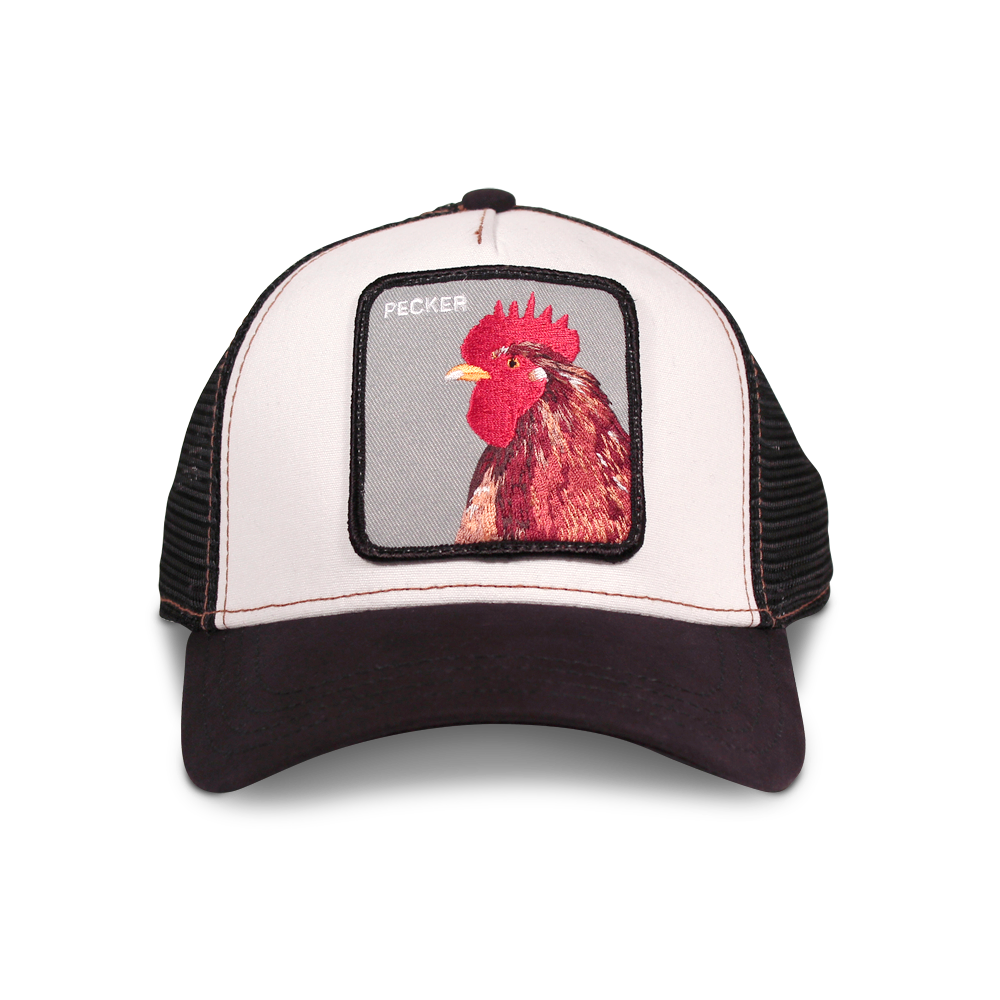 Goorin Bros. plucker baseball cap Back label Black front view