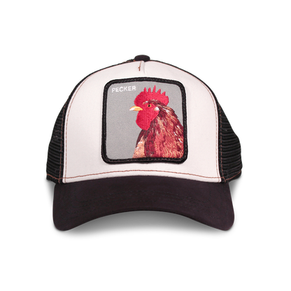 Goorin Bros. plucker baseball cap Back label Black front view