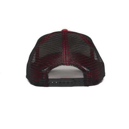 Goorin Bros. plucker baseball cap Red back view