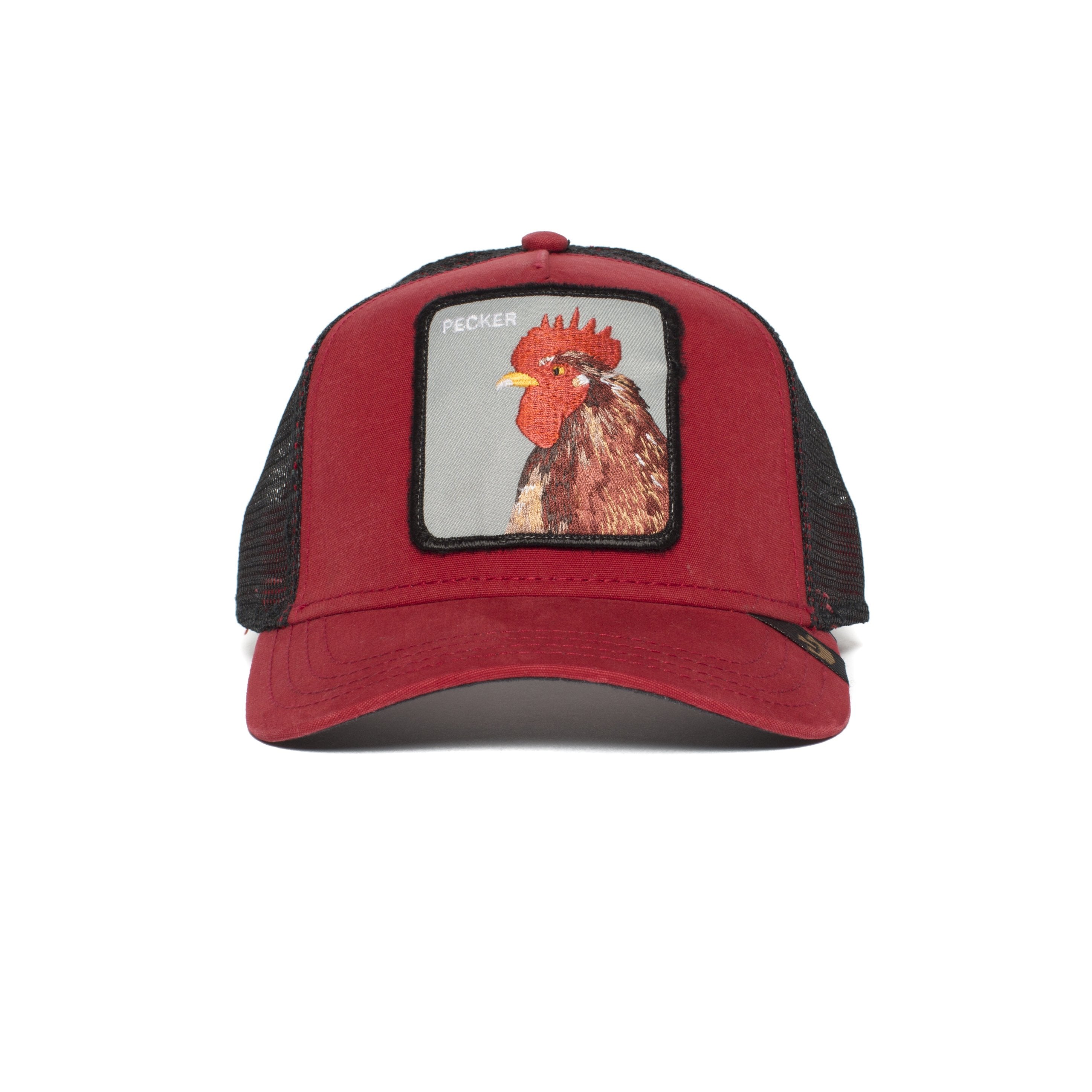 Goorin Bros. plucker baseball cap Red front view