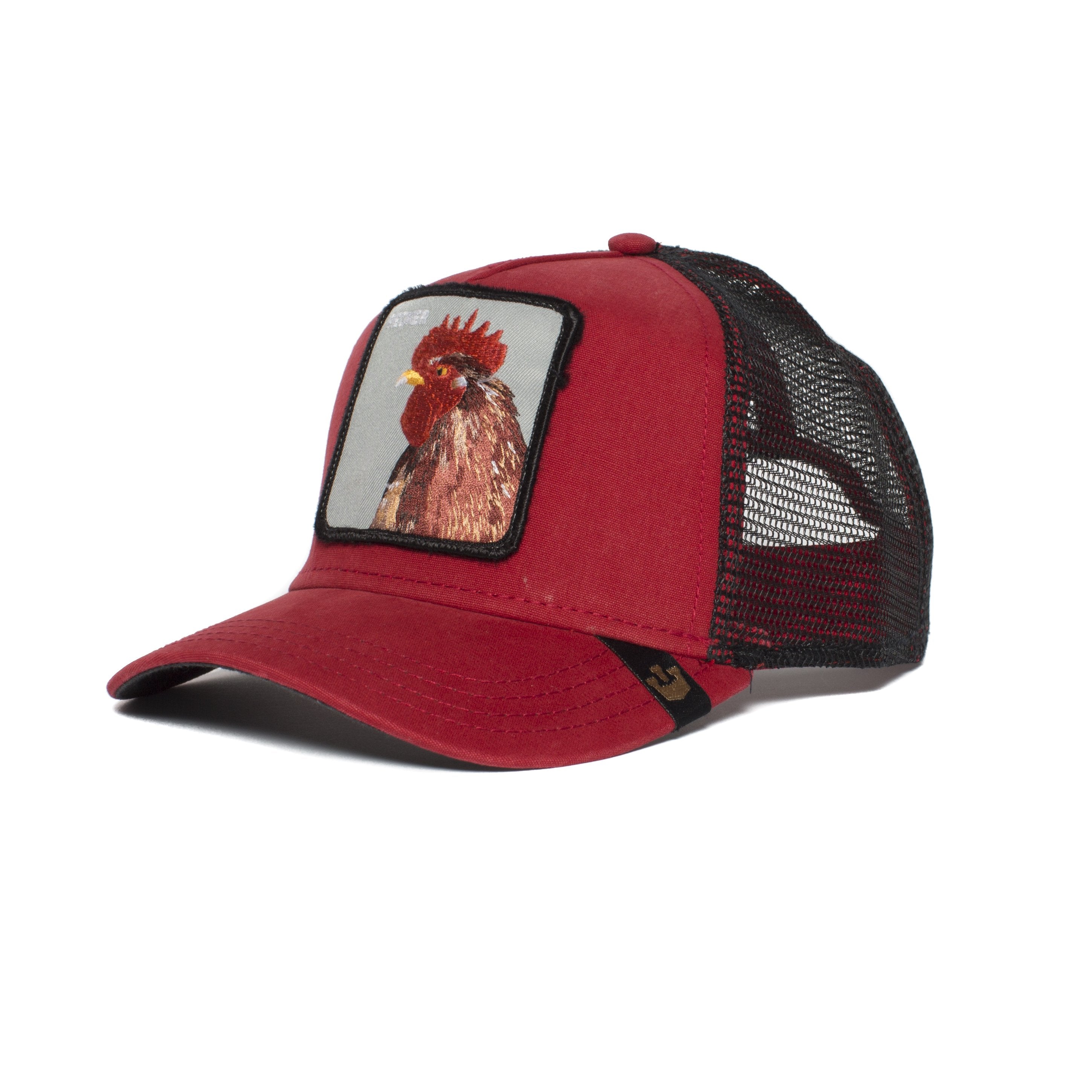 Goorin Bros. plucker baseball cap Red left side view