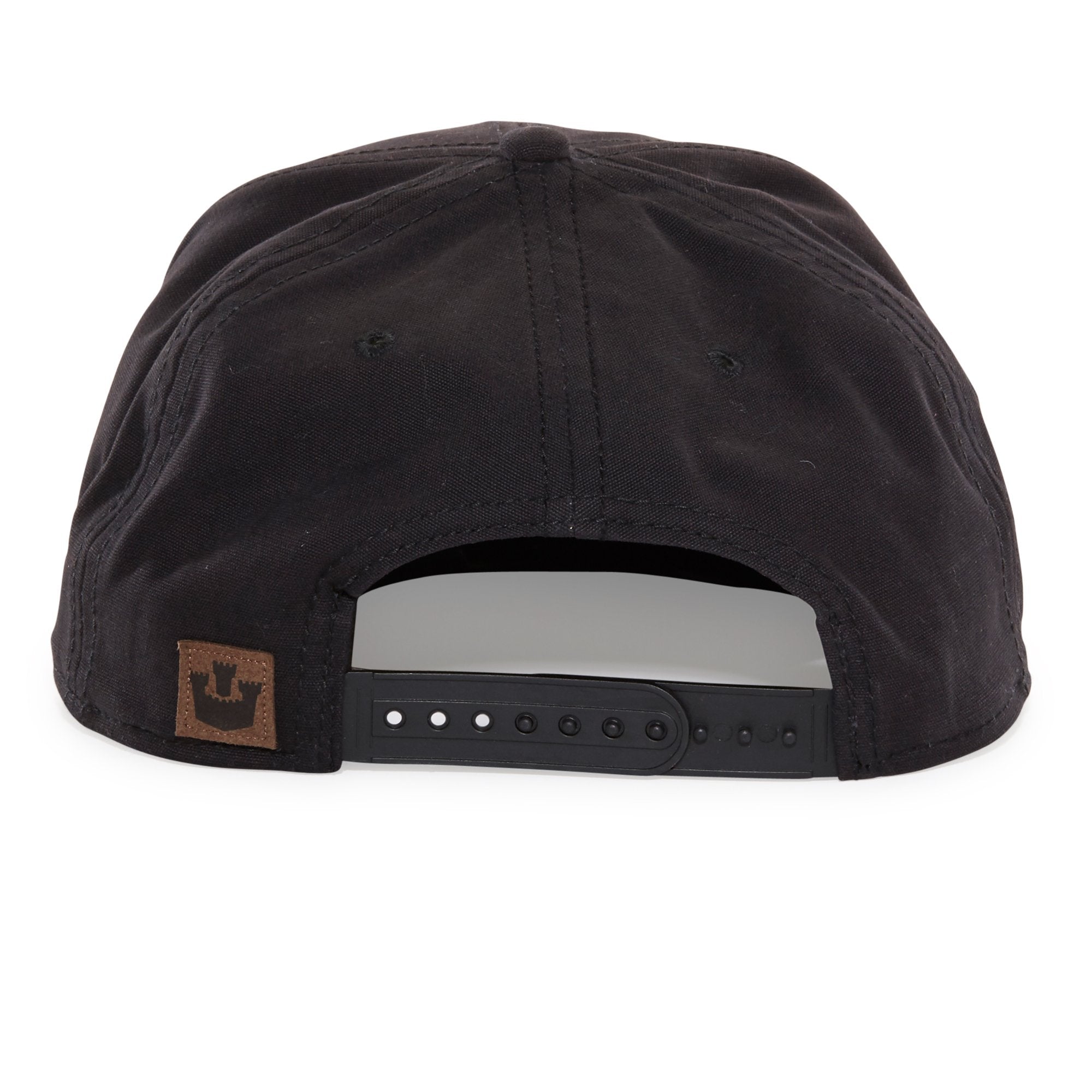 Goorin Bros. tug boat cotton flat brim baseball cap Black back view