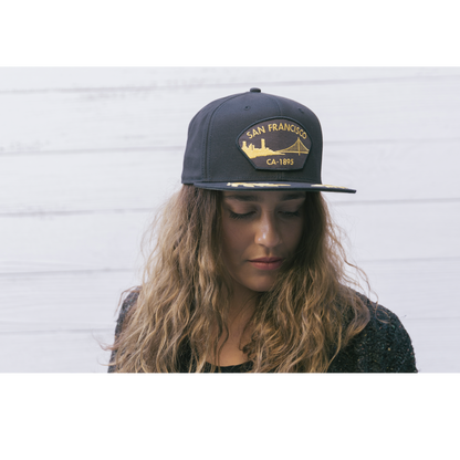 Goorin Bros. tug boat cotton flat brim baseball cap Black  womens styling