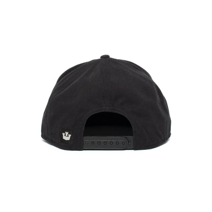 Goorin Bros. local spot cotton flat brim baseball cap Black back view