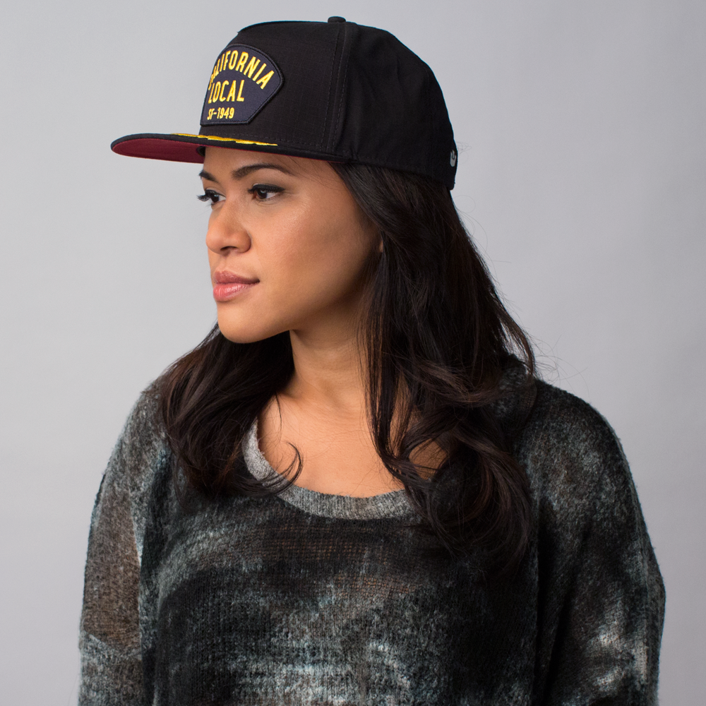 Goorin Bros. local spot cotton flat brim baseball cap Black  womens styling