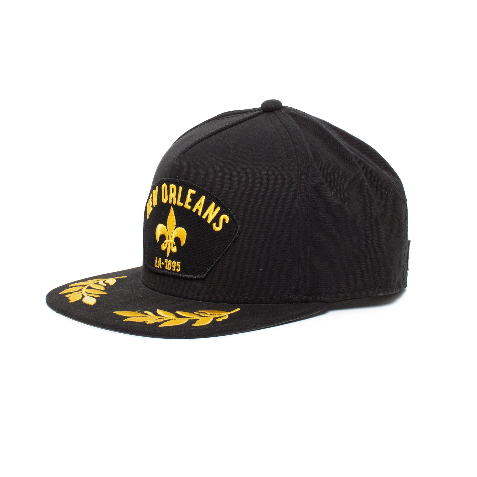 Goorin Bros. city pride cotton flat brim baseball cap Black left side view