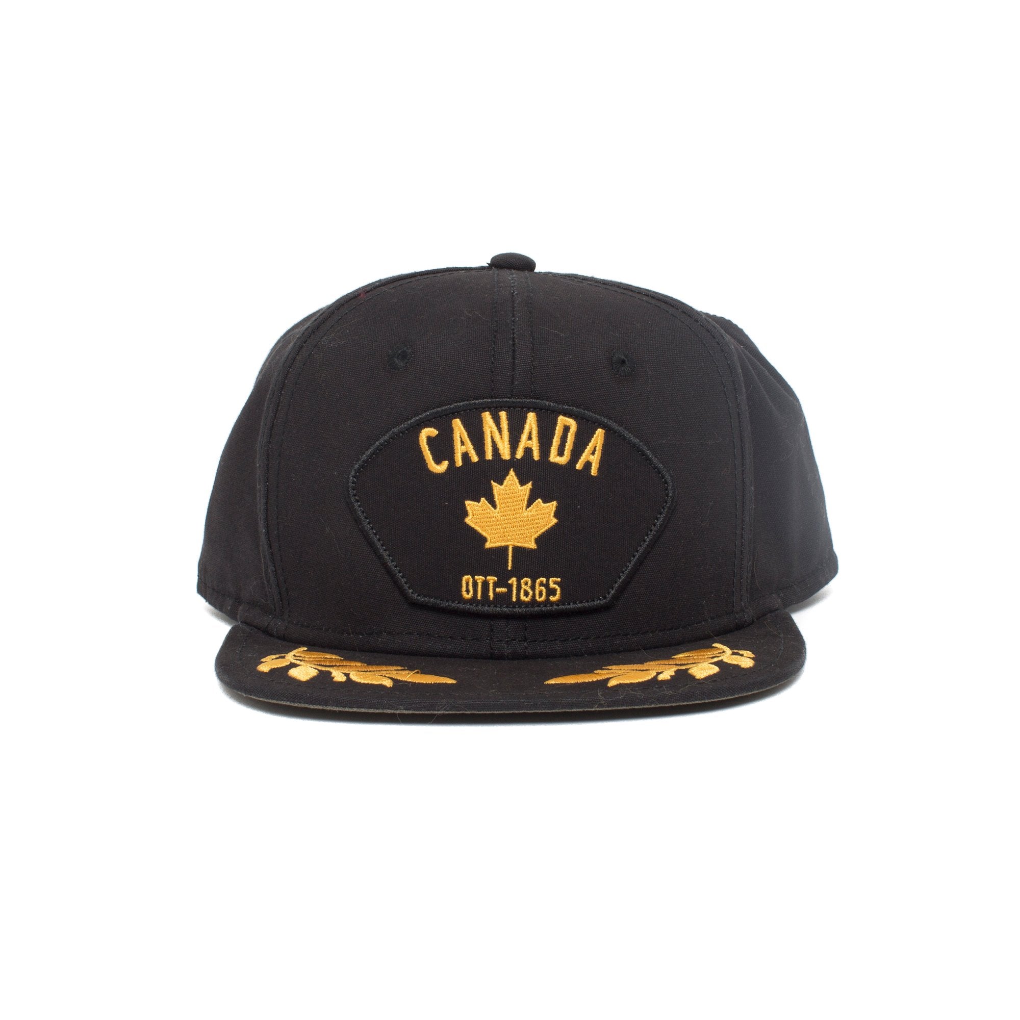 Goorin Bros. oh canada cotton baseball cap Black front view