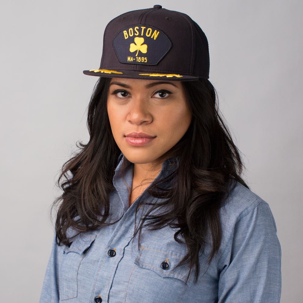 Goorin Bros. boston love cotton flat brim baseball cap Black  womens styling