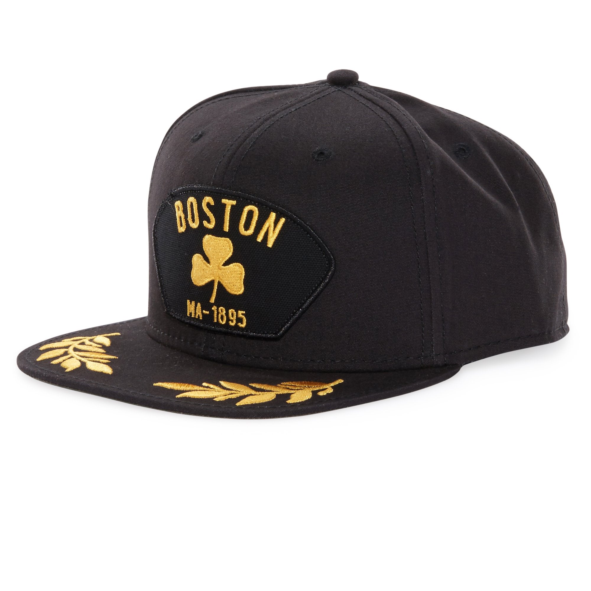 Goorin Bros. boston love cotton flat brim baseball cap Black side view