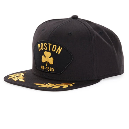 Goorin Bros. boston love cotton flat brim baseball cap Black side view